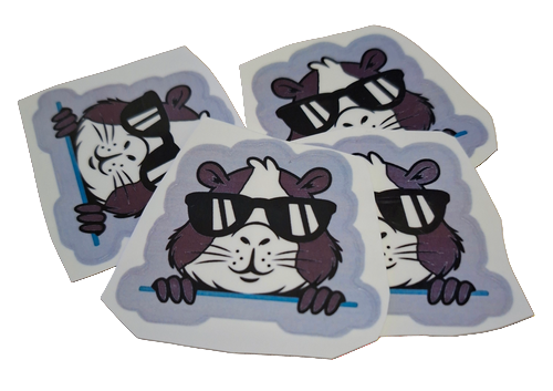 Hamsteri – WP Vinyl tarra - II-laatu