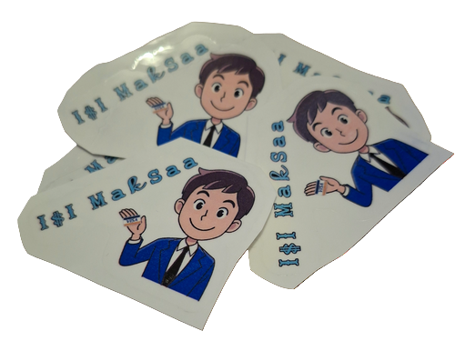 Isi maksaa tarra - WP Vinyl tarra - II-laatu