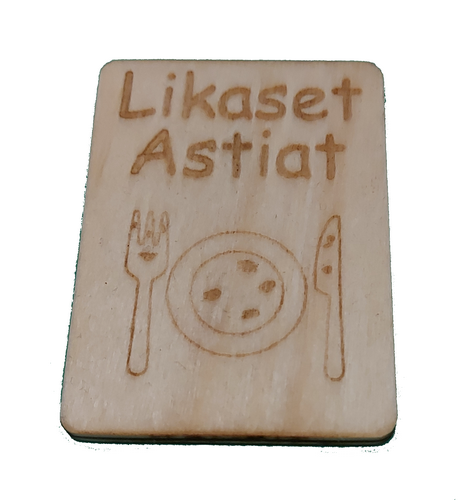 Puhtaat- / likaset astiat magneetti