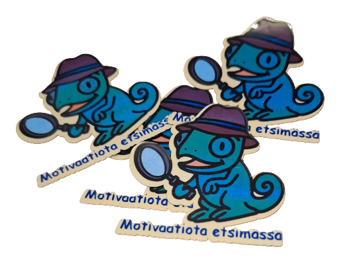 Motivaatiota etsimässä - WP Vinyl tarra - II-laatu
