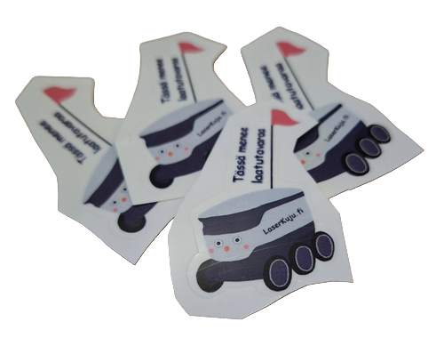 Ruokarobotti tarra - WP Vinyl tarra - II-laatu