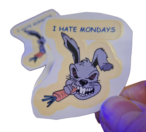I Hate Mondays – WP Vinyl tarra - II-laatu