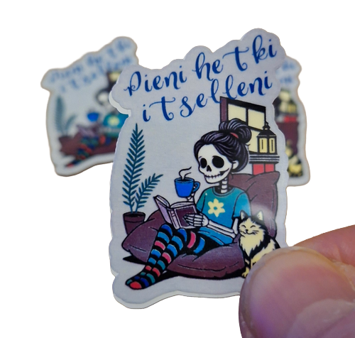 Pieni hetki itselleni - WP Vinyl tarra