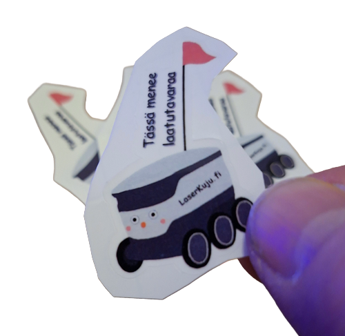 Ruokarobotti tarra - WP Vinyl tarra - II-laatu