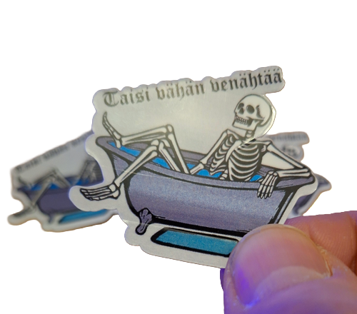 Taisi vähän venähtää - WP Vinyl tarra