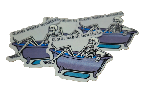 Taisi vähän venähtää - WP Vinyl tarra